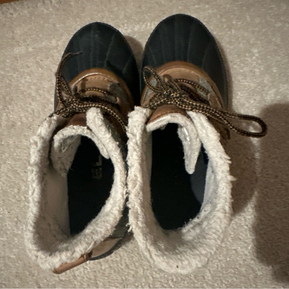 Women's Gray and Brown Boots - Picture 3 of 9